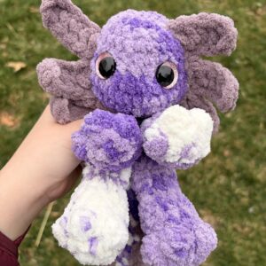 Axolotl Crochet Snuggler