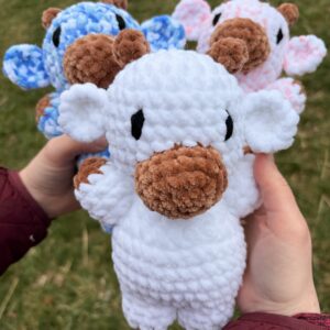 Chubby Cow Crochet Plush