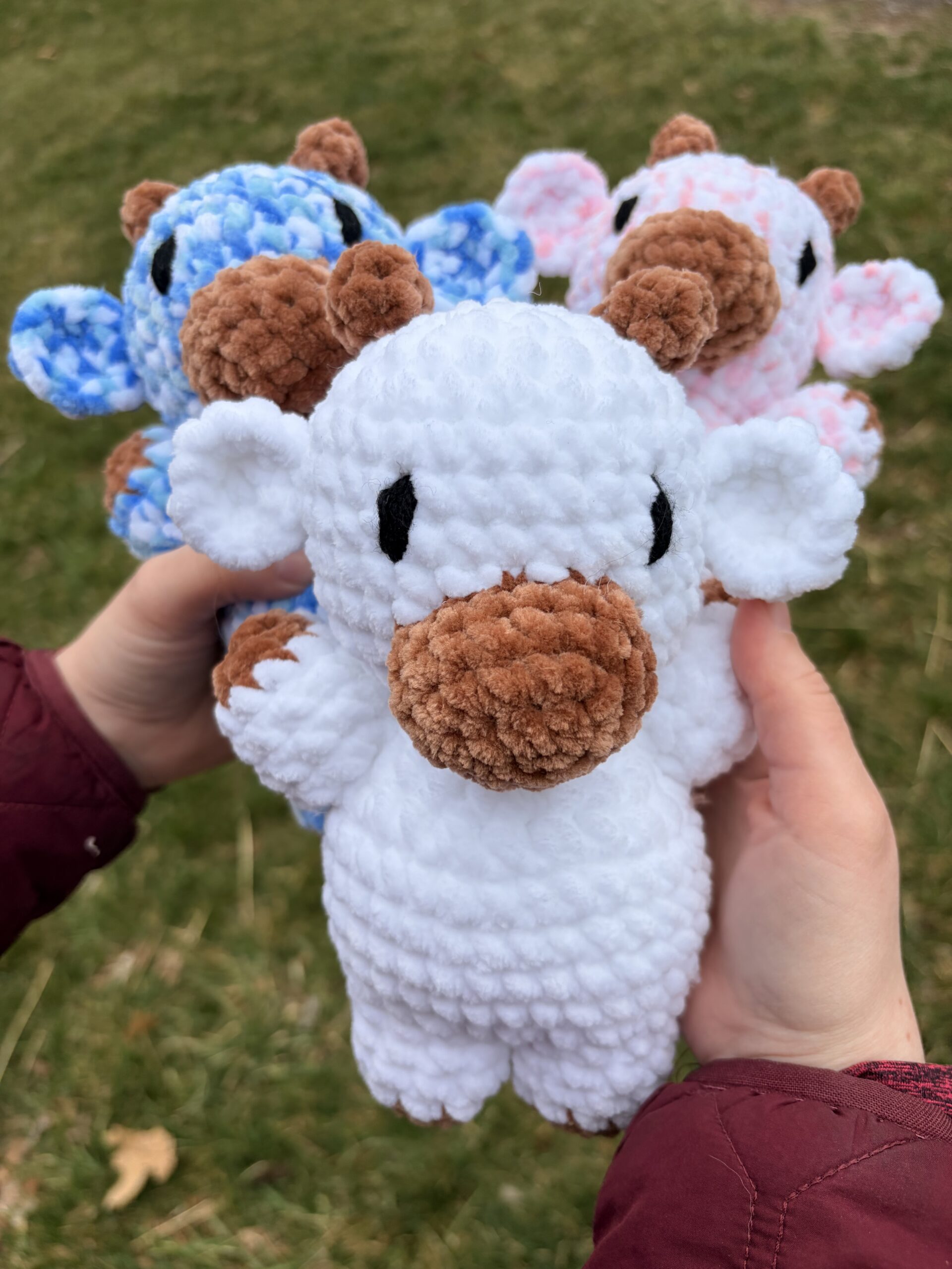 Chubby Cow Crochet Plush