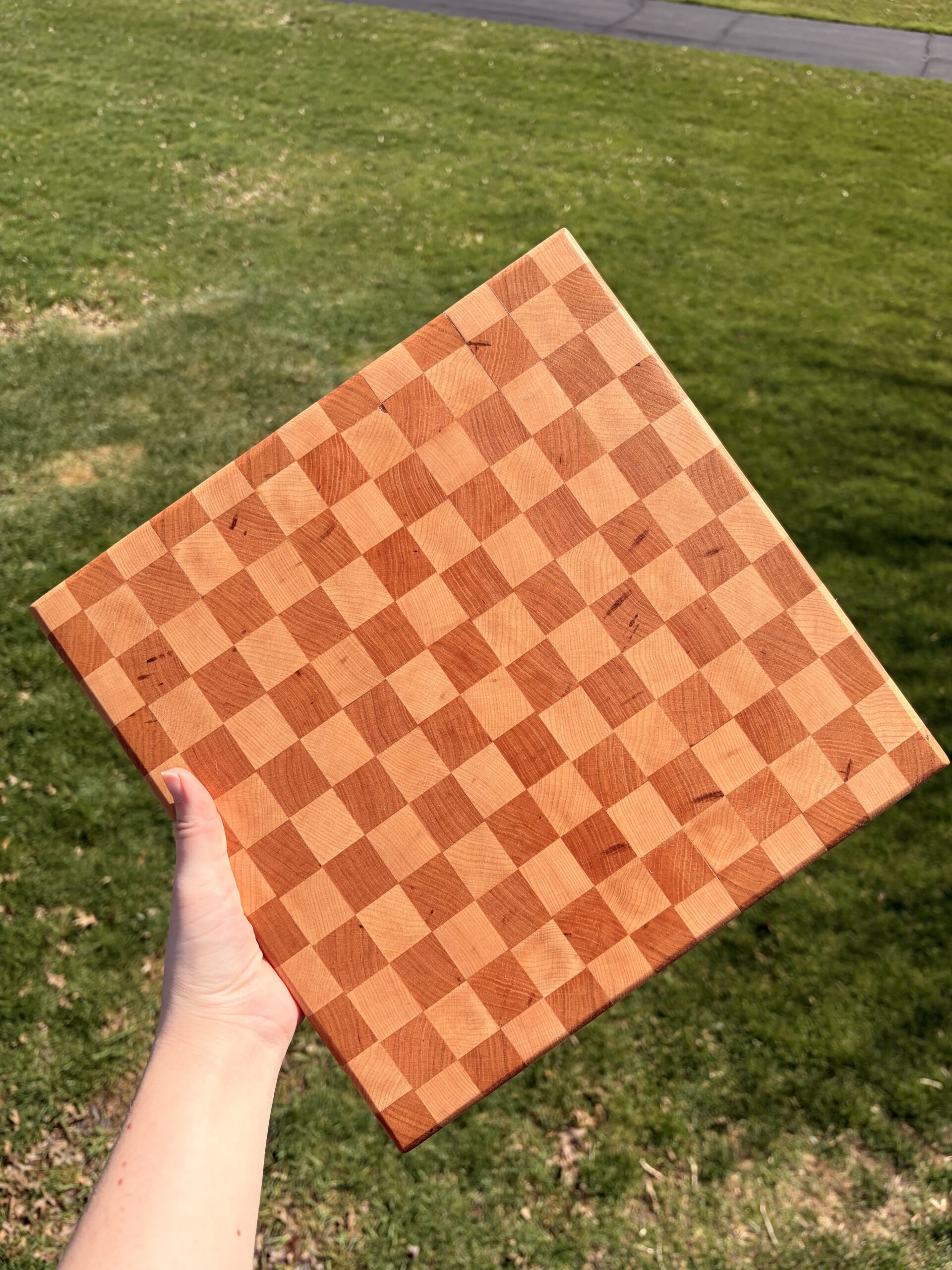 Maple & Cherry Luxury Wooden Cutting Board