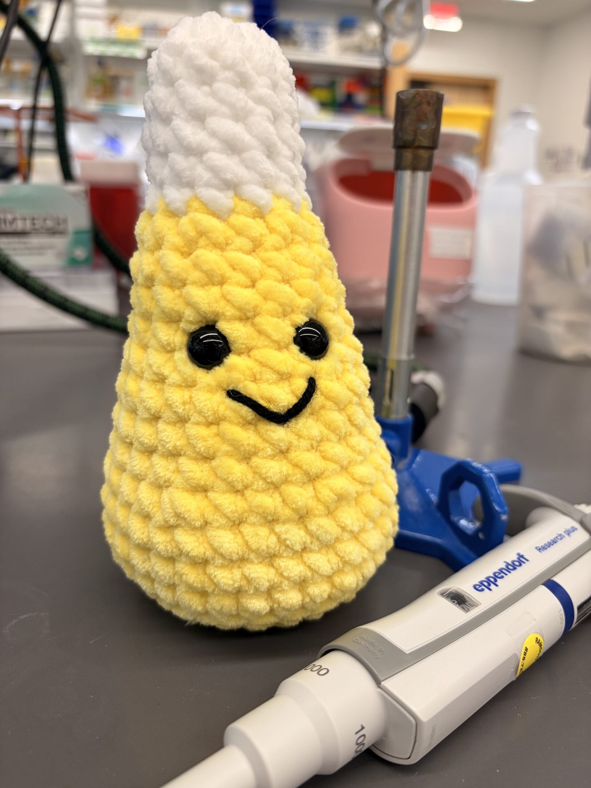 Crochet Lab Flask Plushie