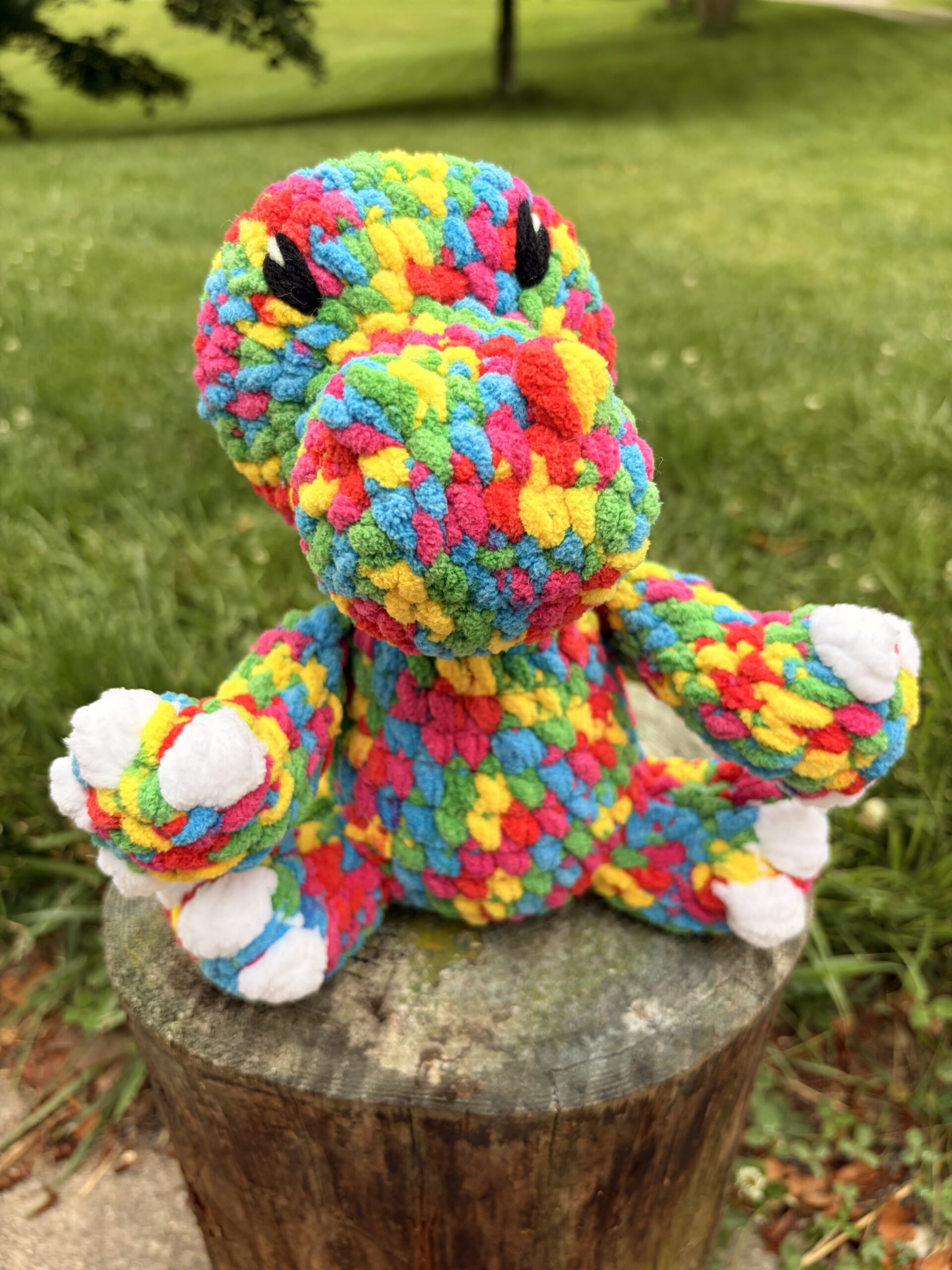 Crochet Dinosaur Plush