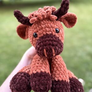 Highland Cow Crochet Plush