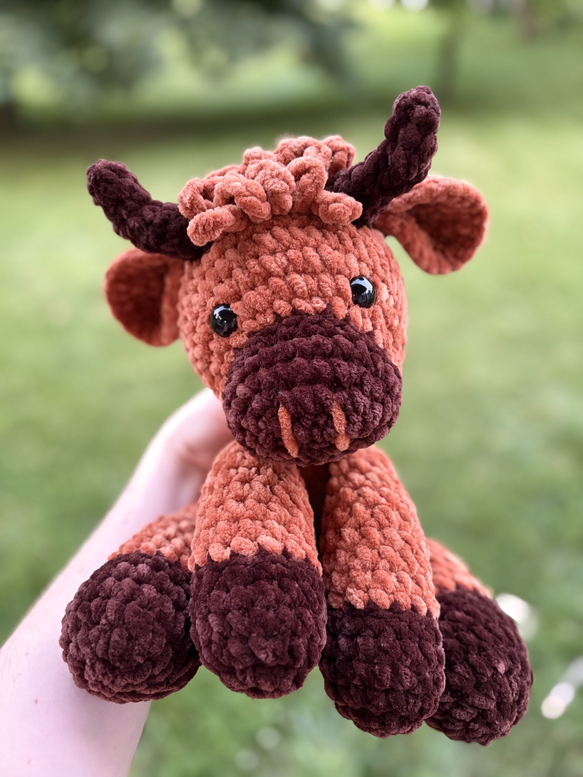 Highland Cow Crochet Plush